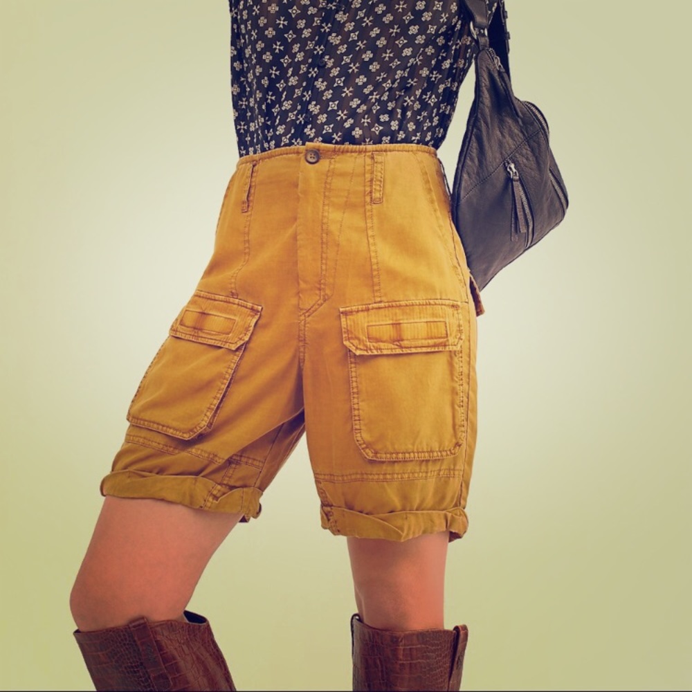 Free People Johannesburg Utility Shorts - Size 6